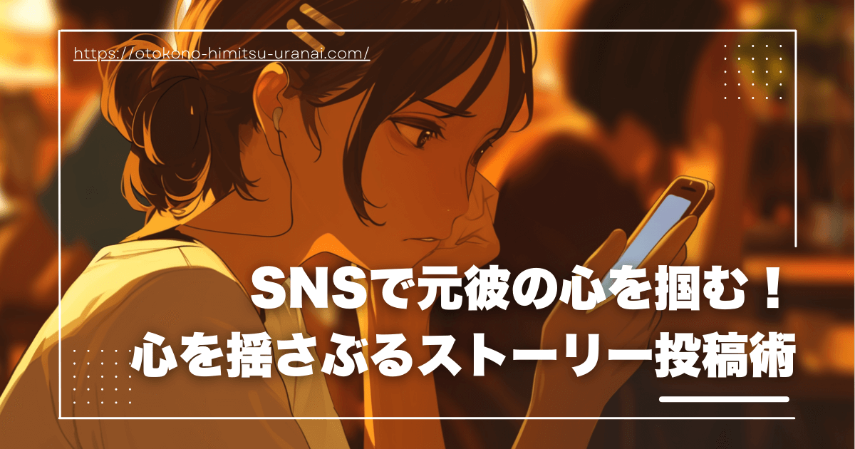 【復縁の秘訣】SNSで元彼の心を掴む！心を揺さぶるストーリー投稿術